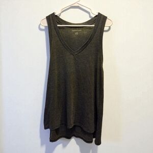 American Eagle Outfitters Charcoal Tank Top